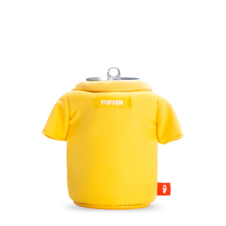 Puffin Drinkwear – Yellow Polo Shirt Koozie